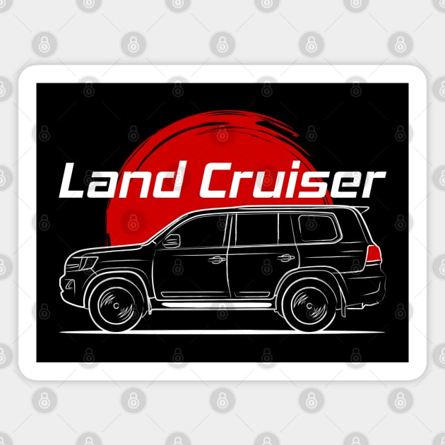 JDM Land Cruiser J200 Resty 2015 2020 4WD Magnet by GoldenTuners